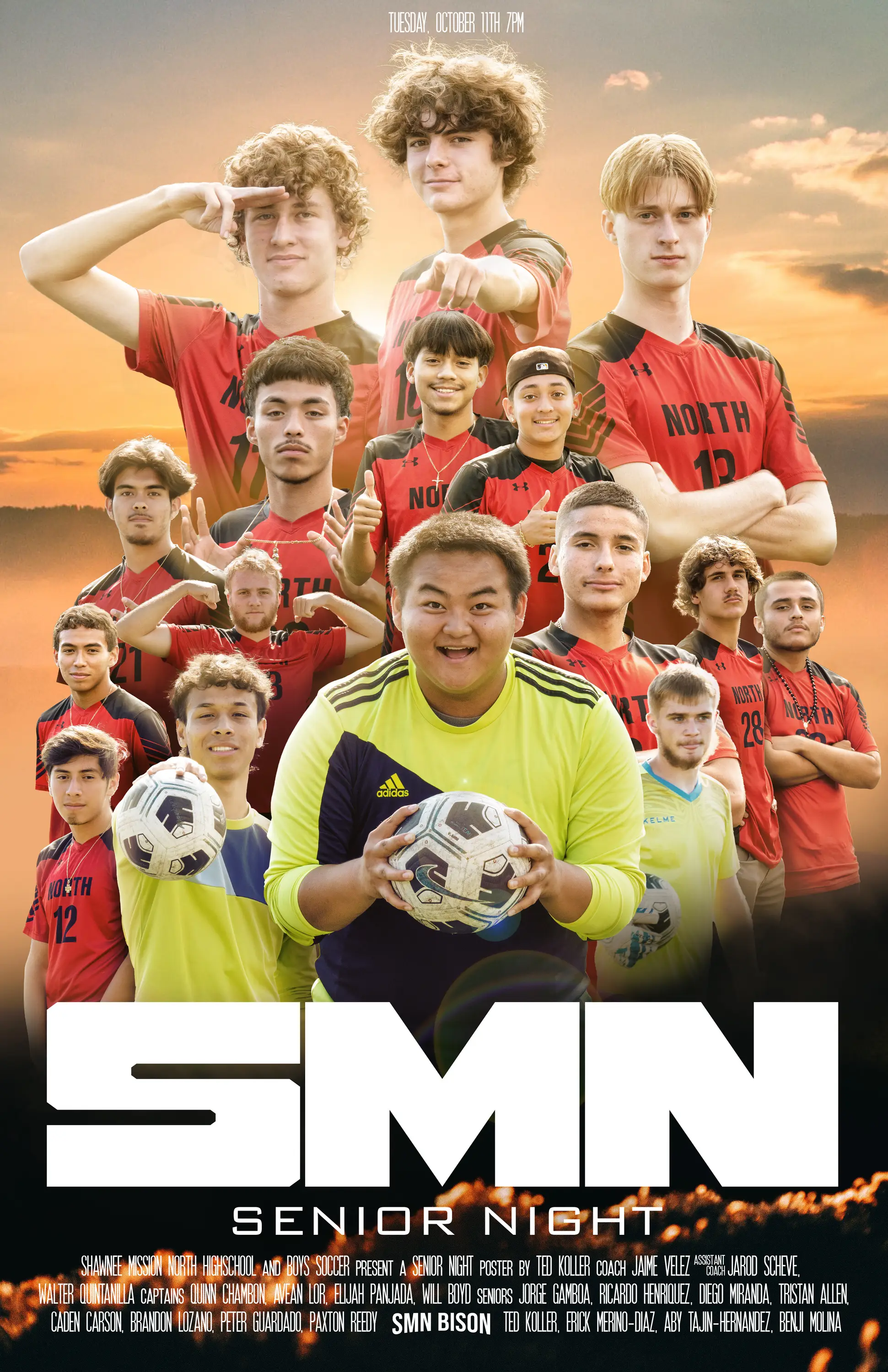 Boys Soccer Senior Night